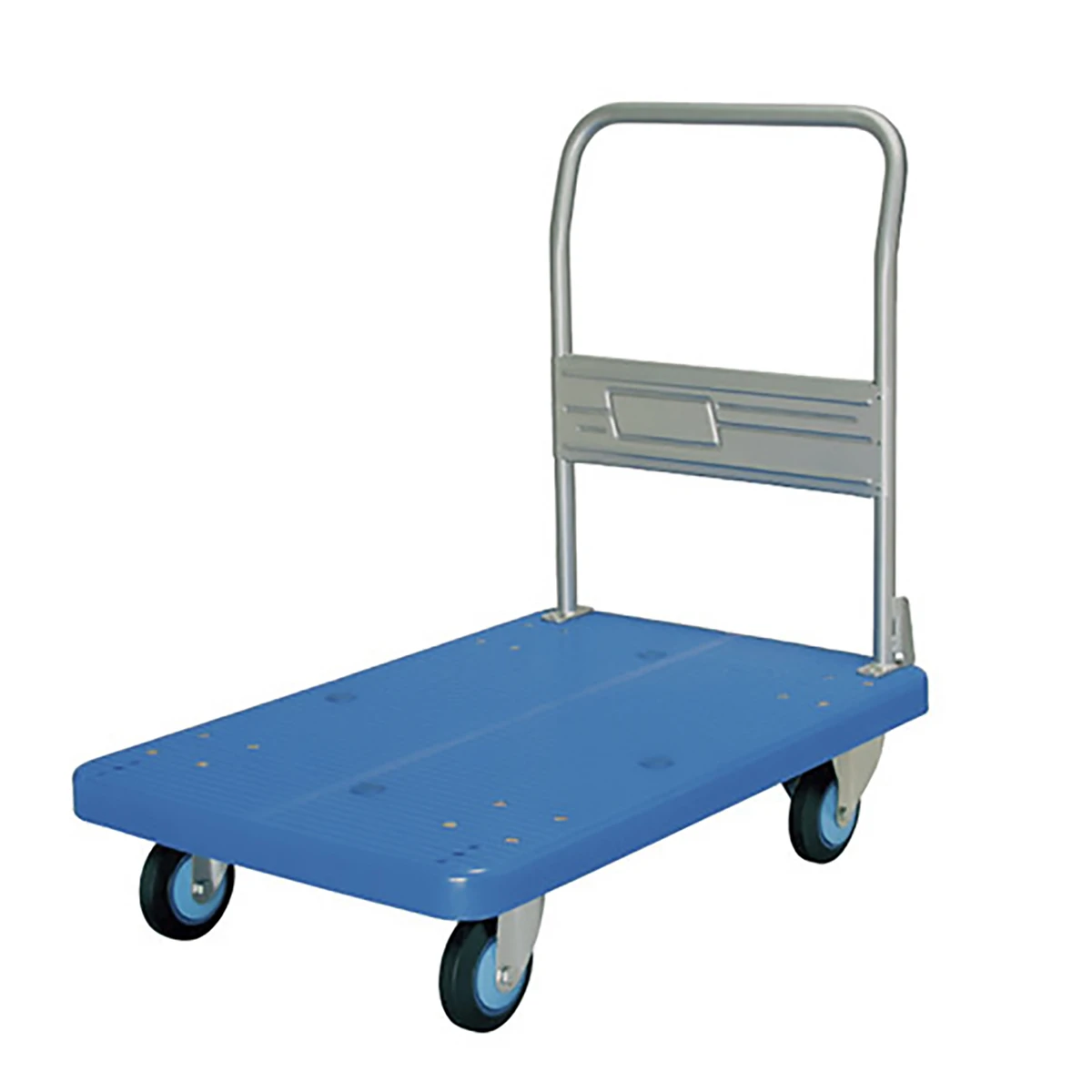 四輪台車 プラスチック 300kg ハンドル固定式