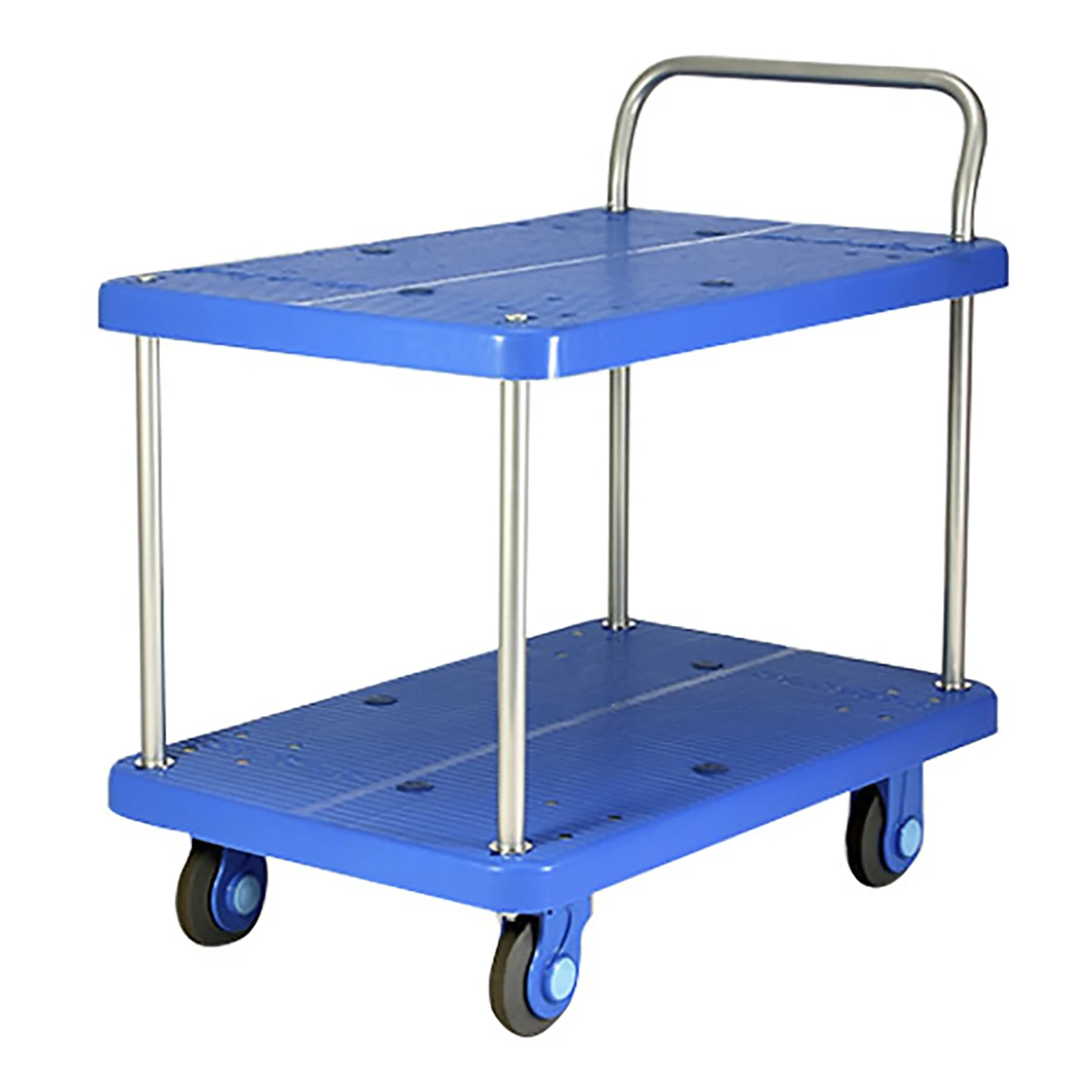 2段台車 プラスチック 300kg  静音タイプ