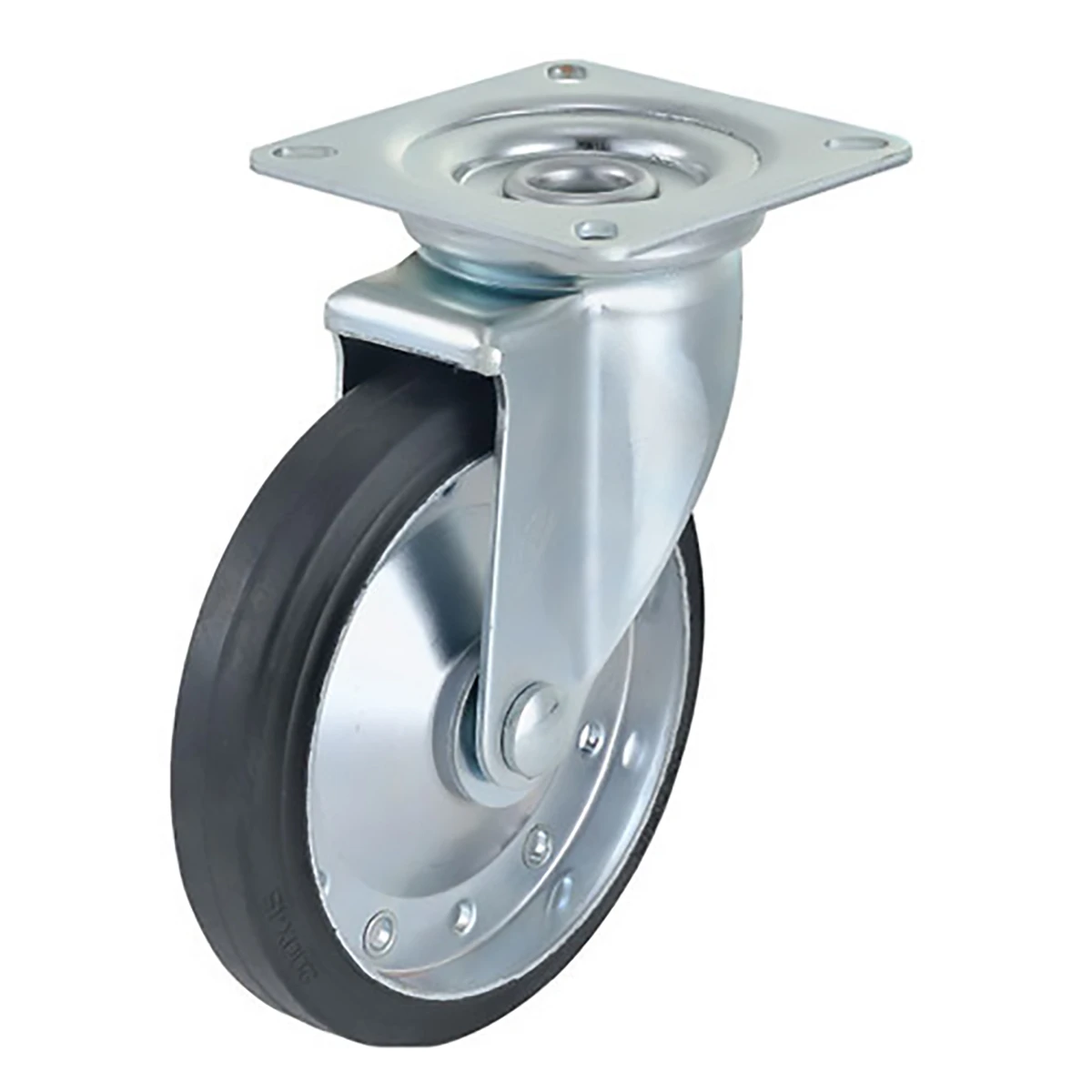 キャスター 台車用 ベアリング入 φ200mm 耐荷重255kg 自在輪