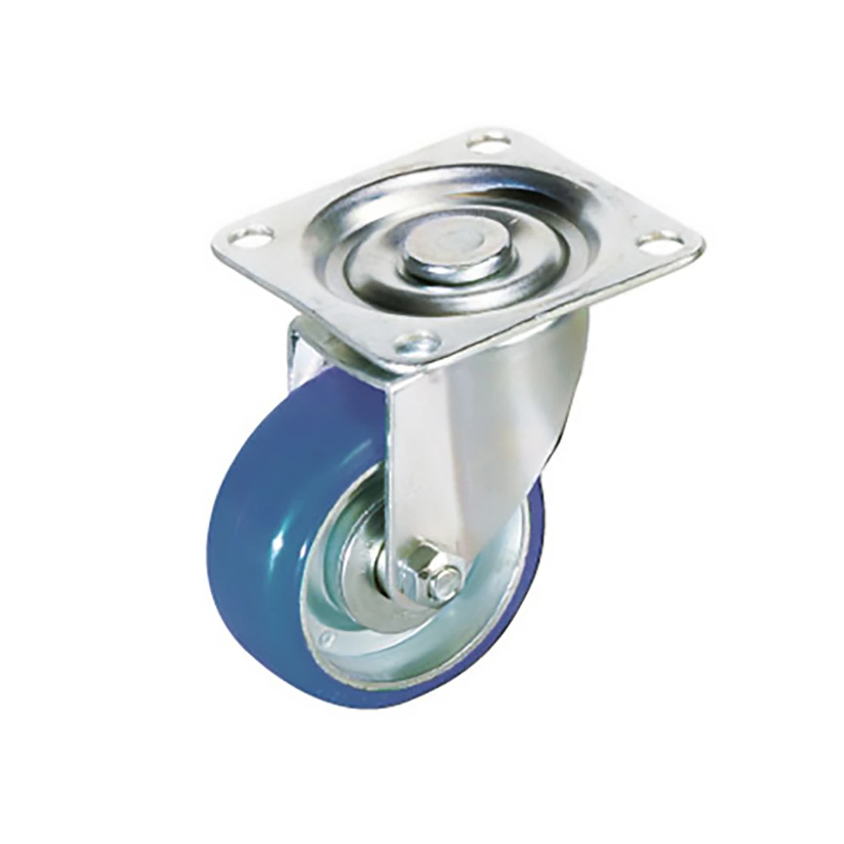 ウレタン キャスター 台車用 ベアリング入 φ75mm 耐荷重120kg 自在輪