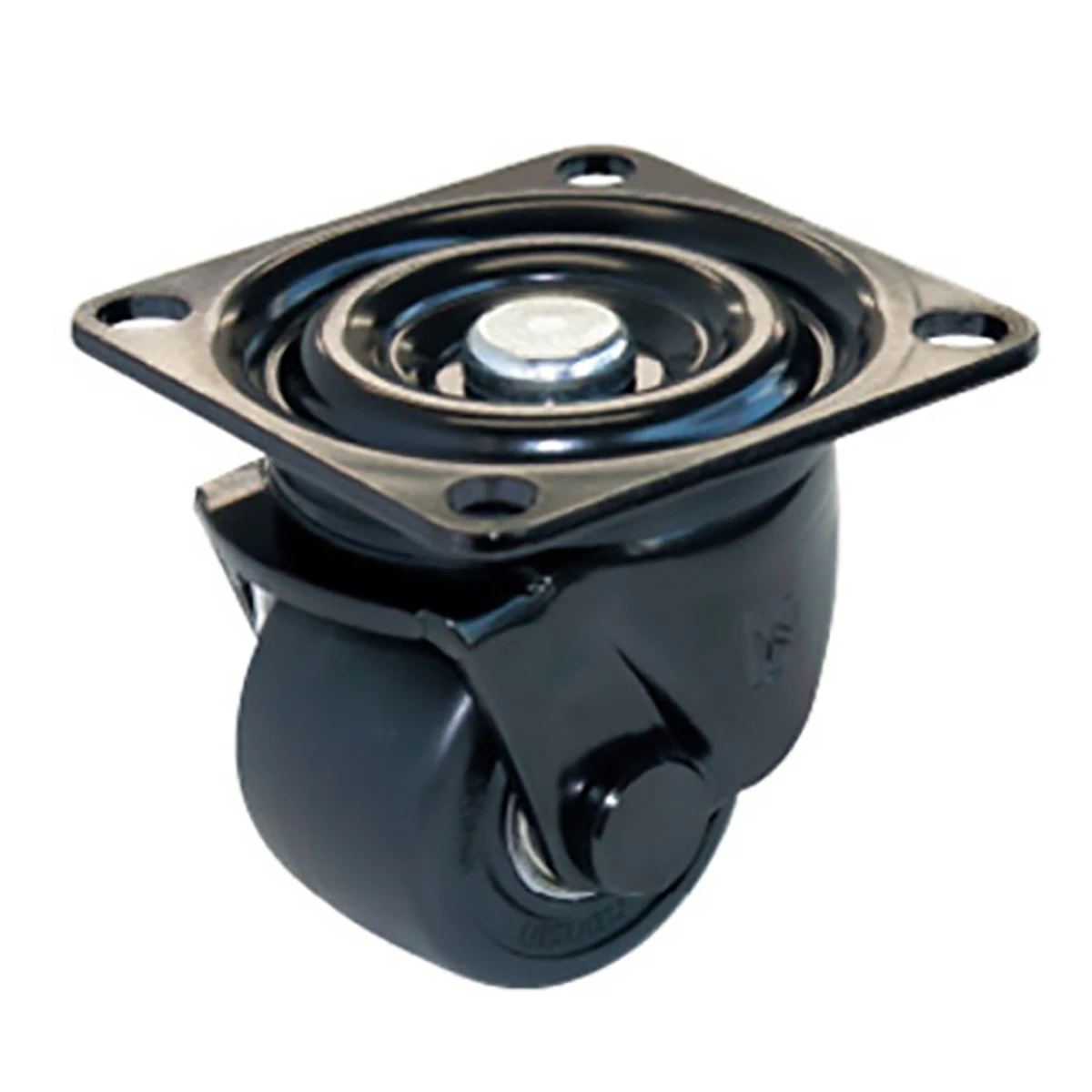 キャスター 低床超重荷重用 強化ナイロン ベアリング入 φ65mm 耐荷重600kg 自在輪