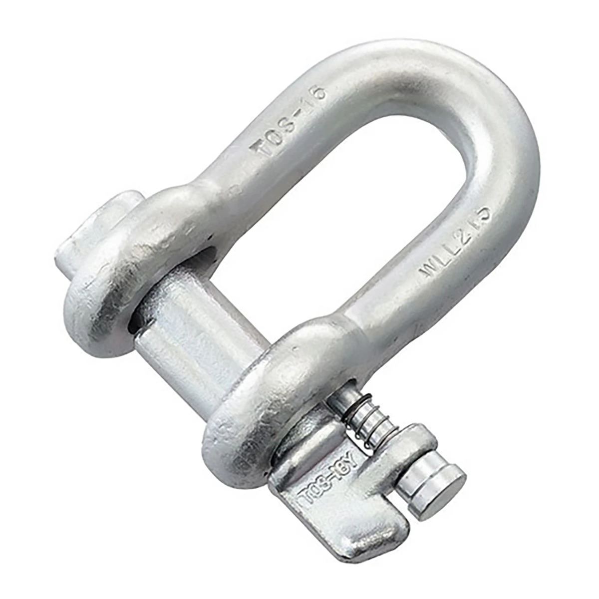 ワンタッチシャックル 2.5ton スチール 1ヶ売り