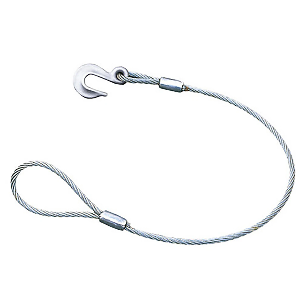 ワイヤー メッキ アイフック付 1ton用 φ9mm 10本入