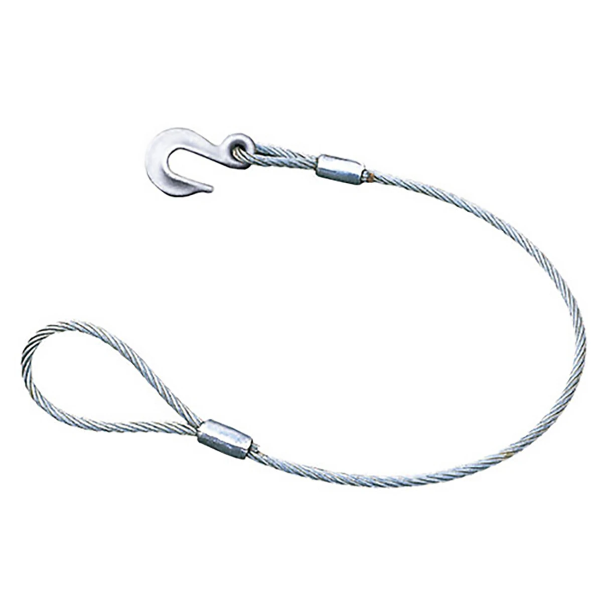 ワイヤー メッキ アイフック付 1ton用 φ9mm 10本入
