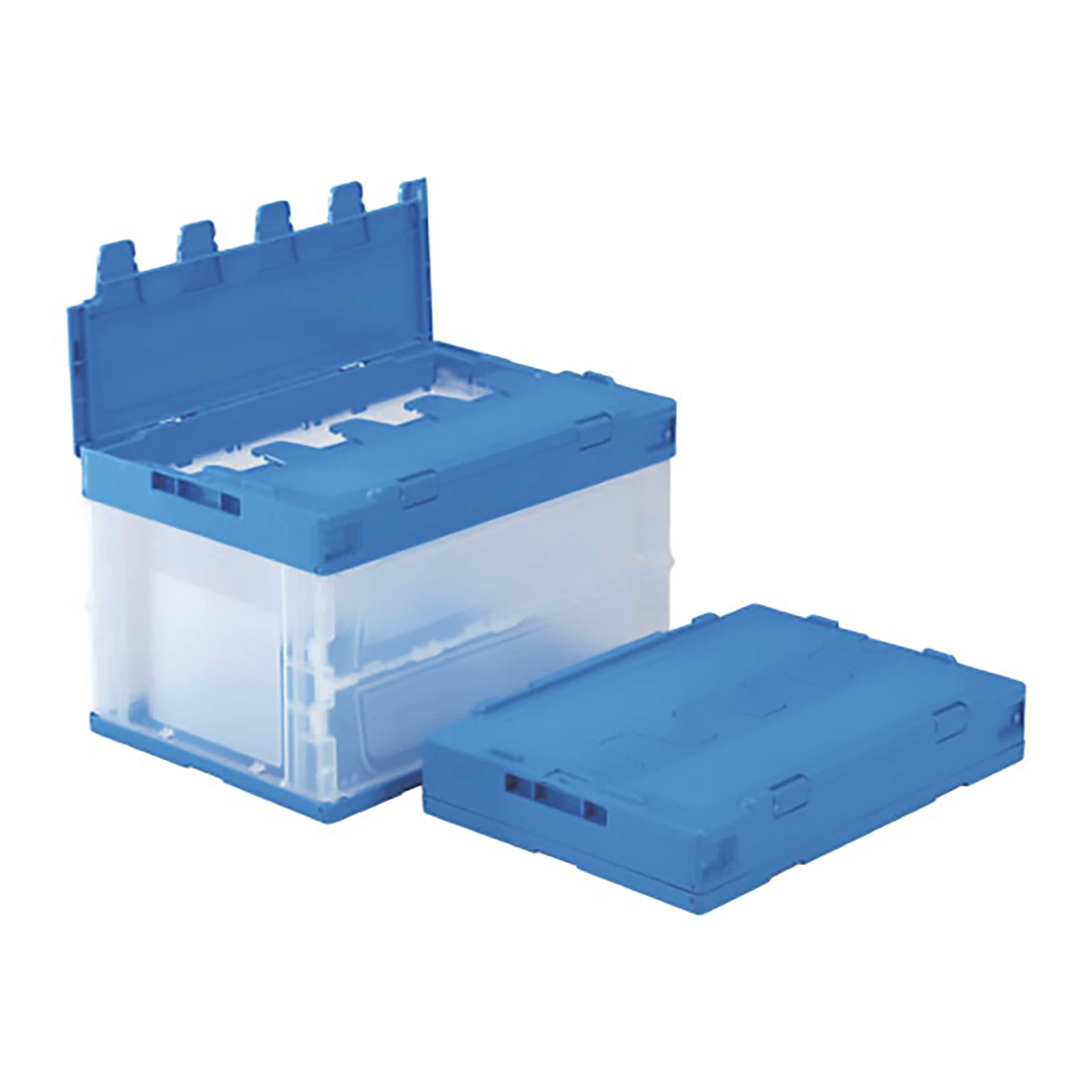 コンテナ－ サンクレットオリコン 折りたたみ式 フタ有 5ヶセット