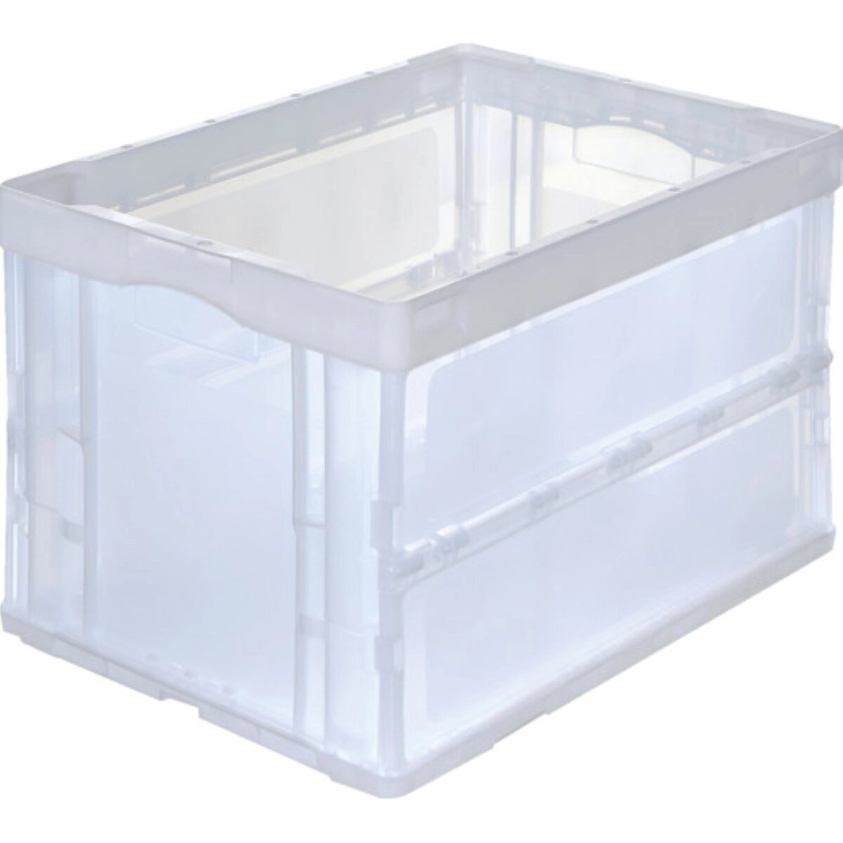 折りたたみコンテナ 50L 透明