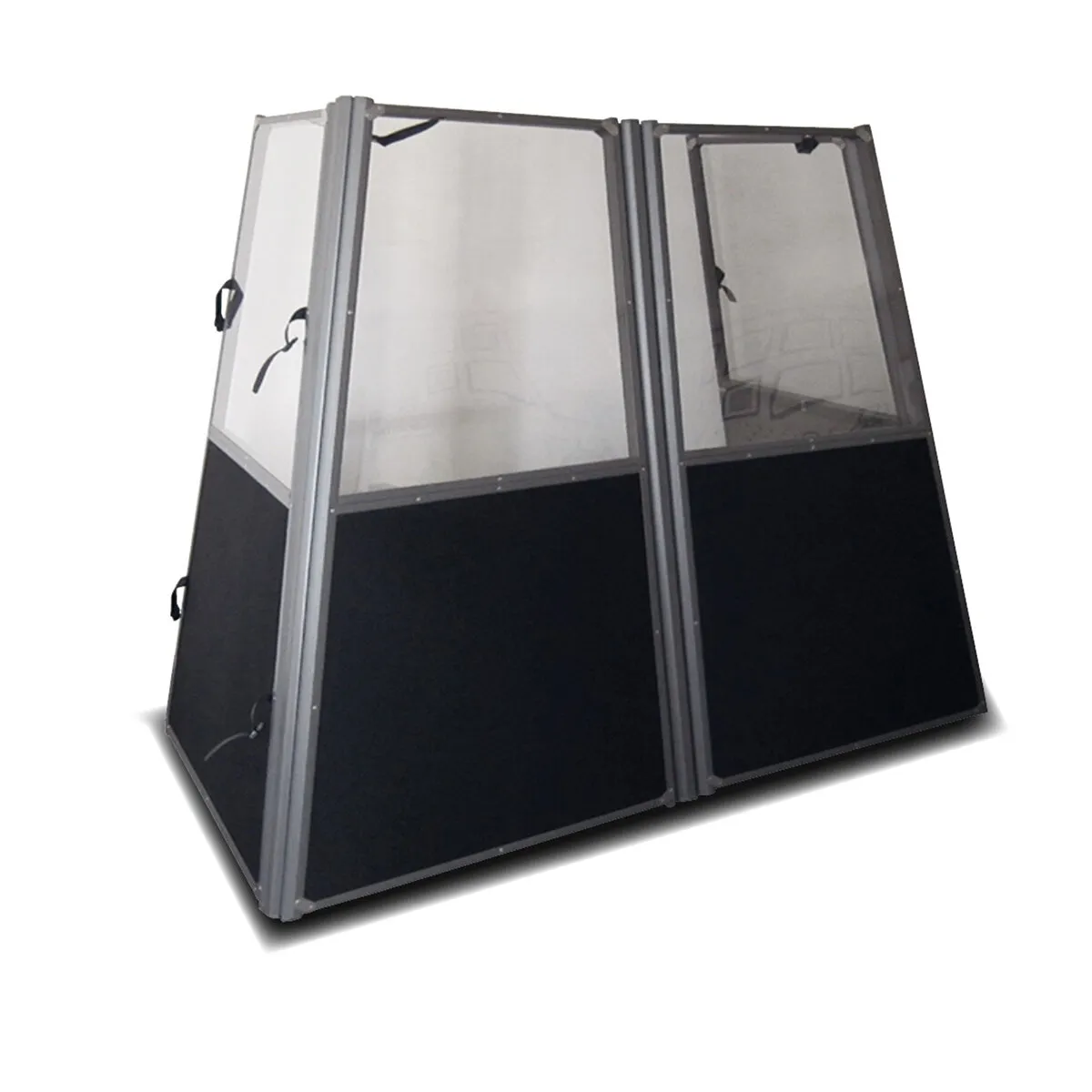 簡易型防音ボックス 上部4面透明 ハツリ作業防音タイプ