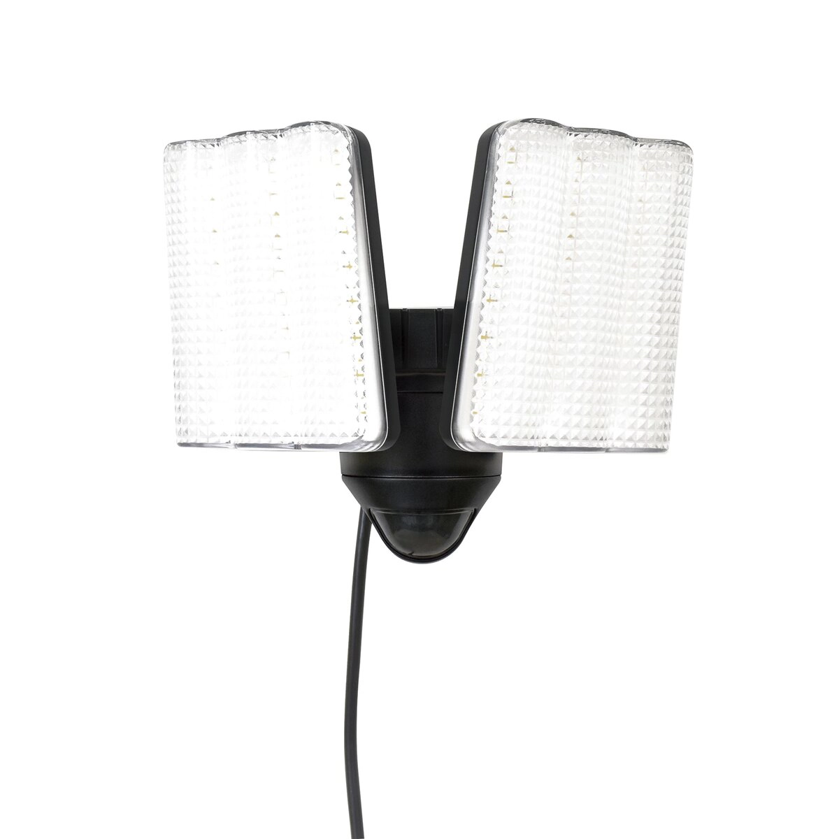 コンセント式 LEDセンサーライト 2灯