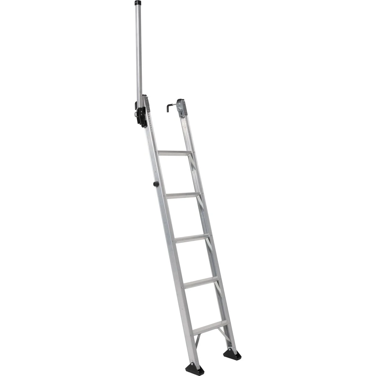 手掛かり棒付きトラック昇降はしご アルミ 100kg