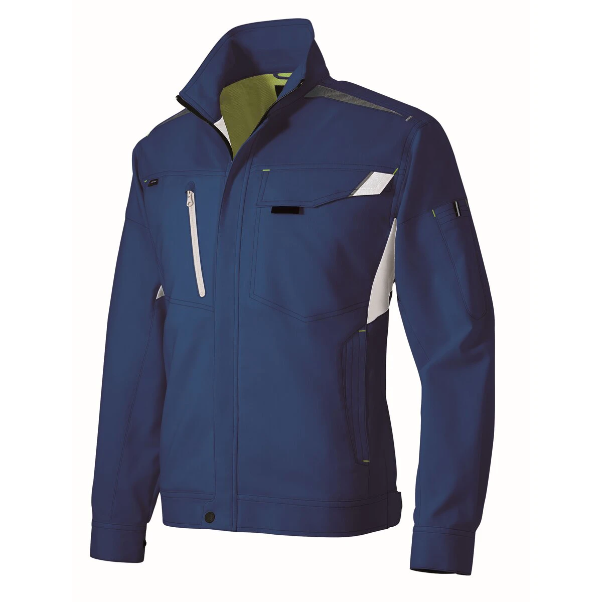 長袖サマーブルゾン ブルー 3L