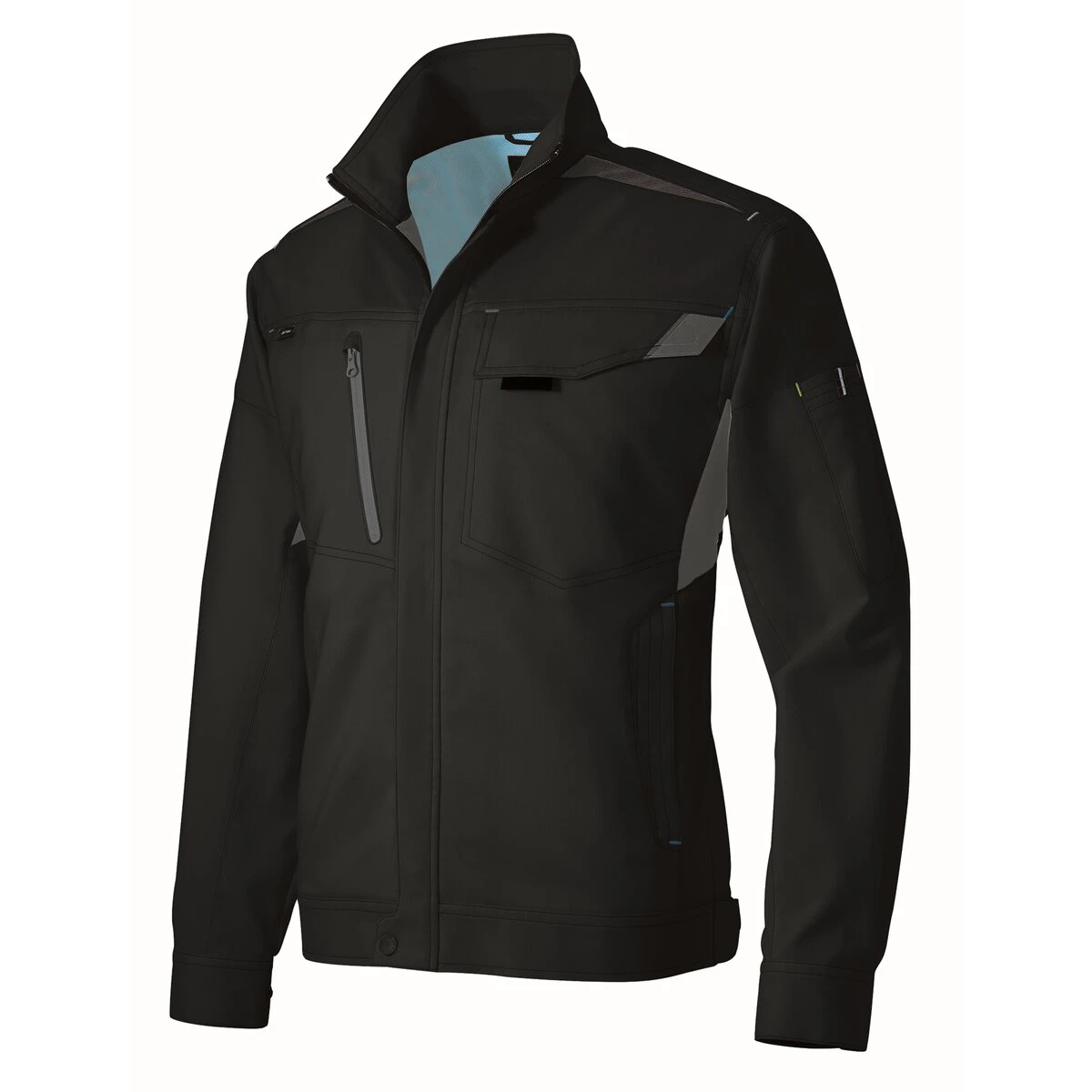 長袖サマーブルゾン ブラック 3L