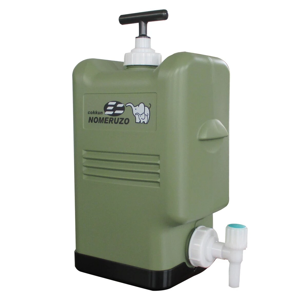 非常用浄水器 飲めるゾウ ミニ ミリタリーグリーン