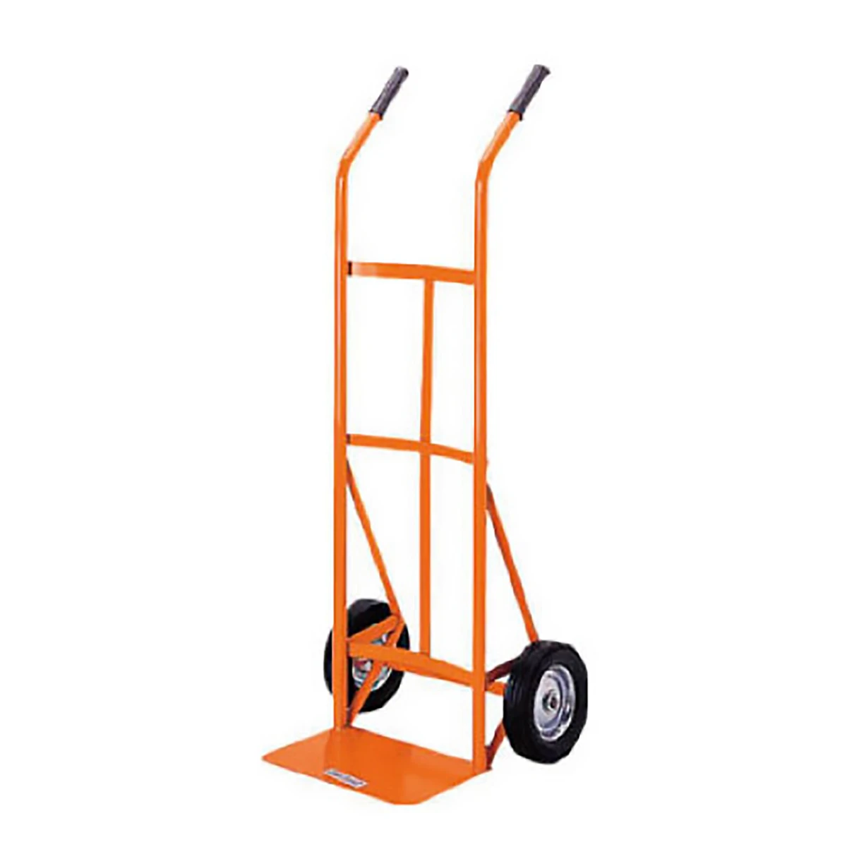 スチールパイプ製二輪運搬車 ノーパンクタイヤタイプ トラスコ