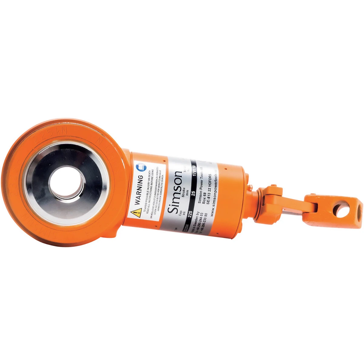 SIMSON コンパクトジャッキ ストローク 中空ピストン