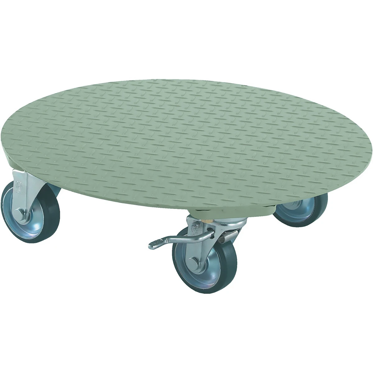 円形台車 上置型 ストッパー付