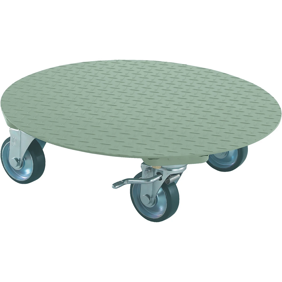 円形台車 上置型 ストッパー付