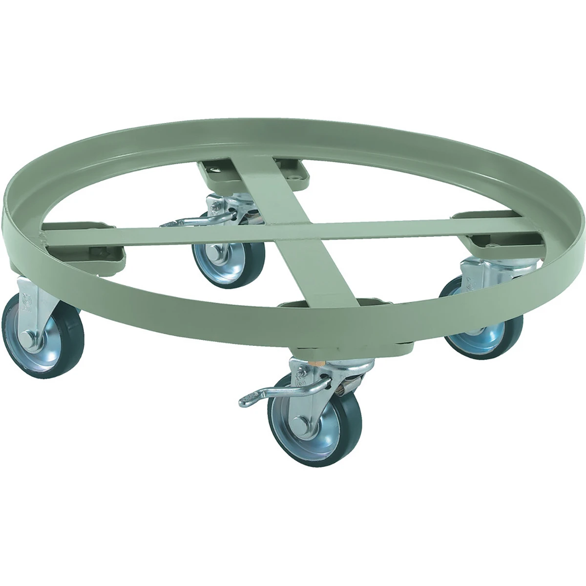 円形台車 全周ガイド型 ストッパー付