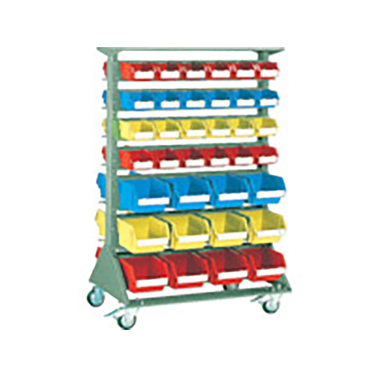 両面重量コンテナラック 車輪付