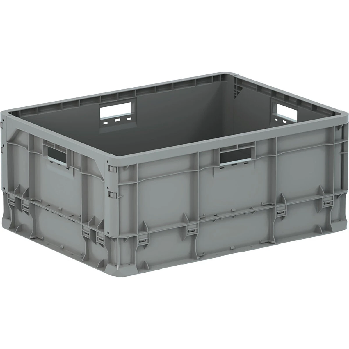 大型軽量コンテナー クミコン 薄灰 容量81.6L 注文数5個以上