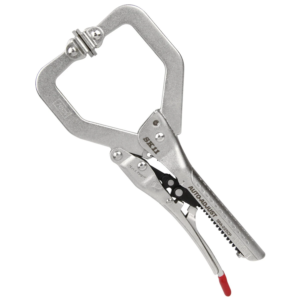 C型ロッキングプライヤー パット付