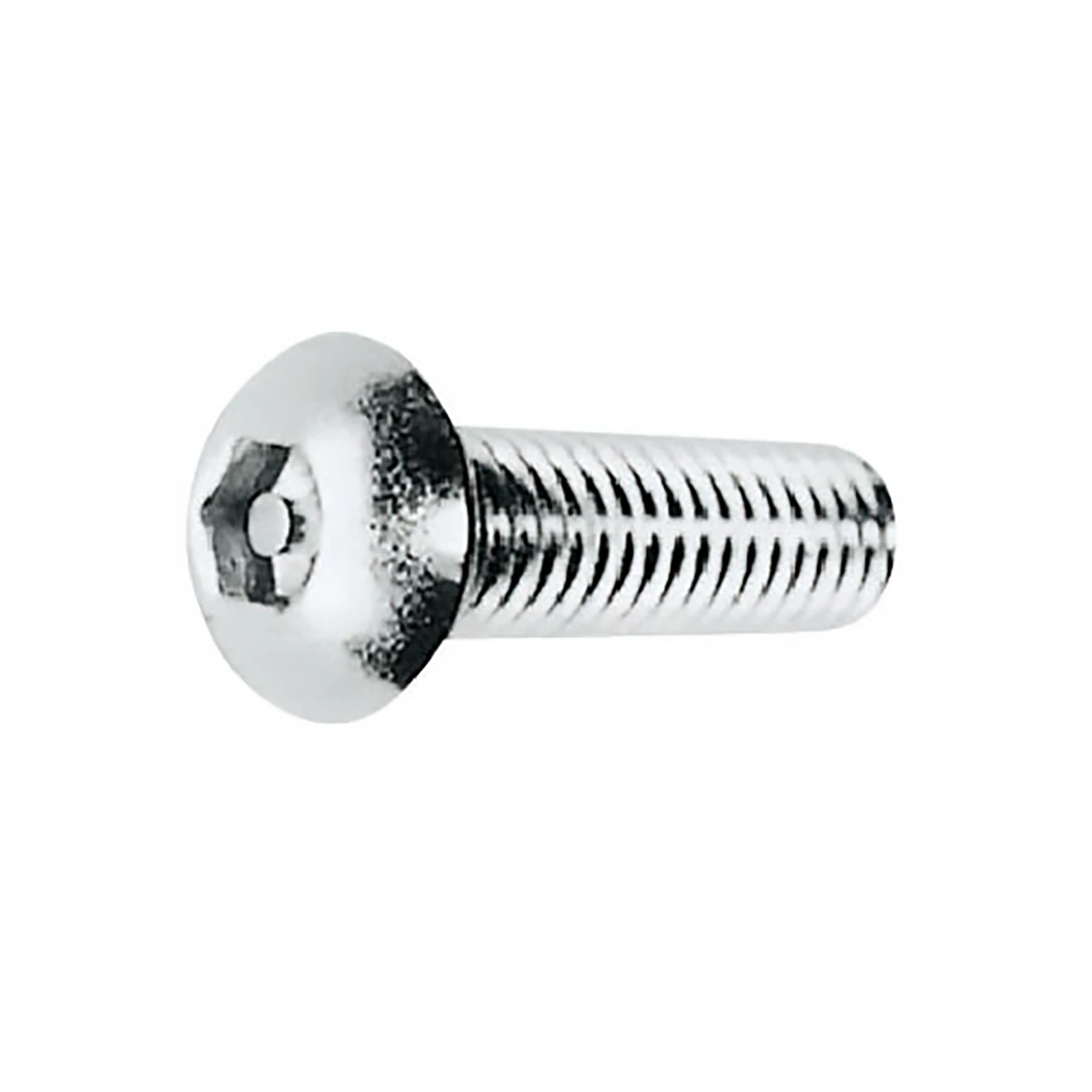 ボタン小ねじ ピン六角 ステンレス いじり止め φ4×10×0.7 100ヶ入り